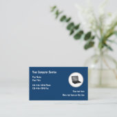 Modèle de carte de visite sur le thème de la techn (Debout devant)