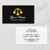 Modèle de carte de visite symbole de logo de l'ate (Devant / Derrière)