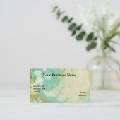 Modèle de carte de visite texturée Seaclouds (Debout devant)