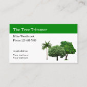 Modèle de carte de visite Tree Trimming Services (Devant)