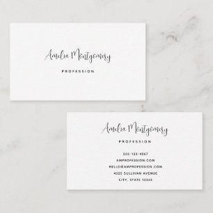 Modèle de carte de visite Trendy + Dongle Font
