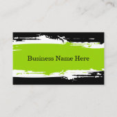 Modèle de carte de visite unique pour petites entr (Devant)