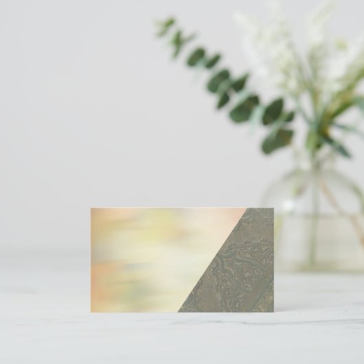 Modèle de carte de visite vintage (Debout devant)