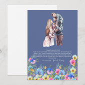 Modèle de carte de vœux à plat pour la Journée des (Devant / Derrière)