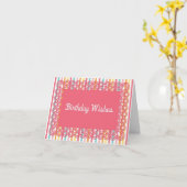 Modèle de carte de voeux Anniversaire (Fleur jaune)