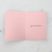 Modèle de carte de vœux d'amour (Intérieur)