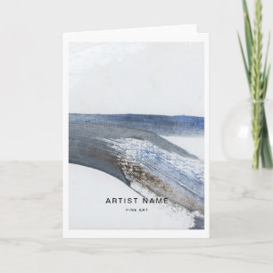 Modèle de carte de voeux personnalisé pour artiste