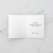 Modèle de carte de vœux pliée 4x5.6" Portrait (Intérieur)