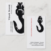 modèle de carte d'entreprise de construction (Devant / Derrière)