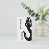 modèle de carte d'entreprise de construction (Debout devant)