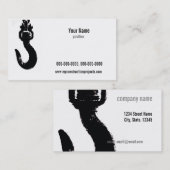 modèle de carte d'entreprise de construction (Devant / Derrière)