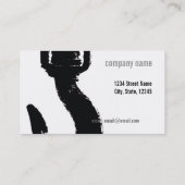 modèle de carte d'entreprise de construction (Dos)