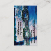 modèle de carte d'entreprise de construction (Dos)