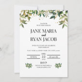 Modèle de carte d'invitation (Devant)