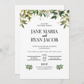 Modèle de carte d'invitation (Devant / Derrière)