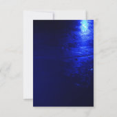 MODELE DE CARTE D'INVITATION BLEU GLACÉ (Dos)