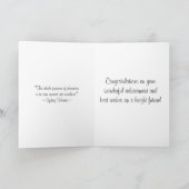 Modèle de carte d'obtention du diplôme (Intérieur)