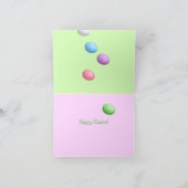 Modèle de carte d'oeufs de pâques (Intérieur)