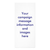 Modèle de carte en rack de campagne électorale pol (Dos)