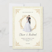 Modèle de carte faire-part de mariage (Devant)