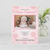 Modèle de carte faire-part de naissance (Debout devant)