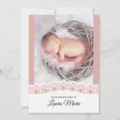 Modèle de carte faire-part de naissance (Devant)