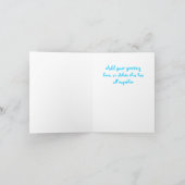 Modèle de carte Flamant rose (Intérieur)