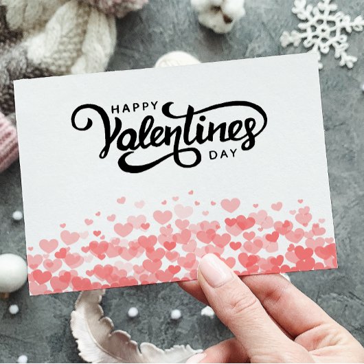 Modèle de carte Heureuse Sainte-Valentin