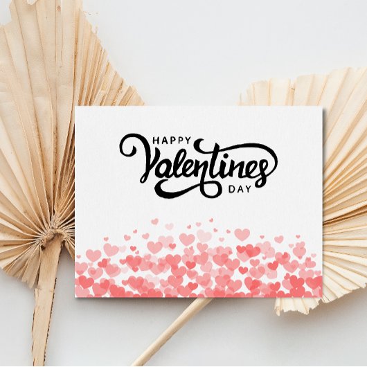 Modèle de carte Heureuse Sainte-Valentin