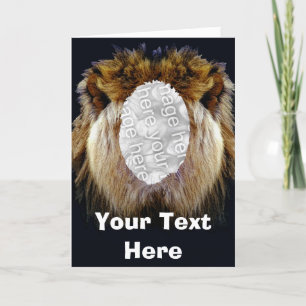 Modèle de carte - Lionface
