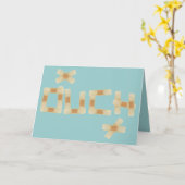 Modèle de carte ouch (Fleur jaune)