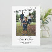 Modèle de Carte photo de grossesse (Debout devant)