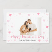 Modèle de carte photo pour la Saint-Valentin (Devant)