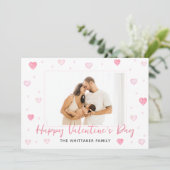 Modèle de carte photo pour la Saint-Valentin (Debout devant)