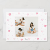 Modèle de carte photo pour la Saint-Valentin (Dos)