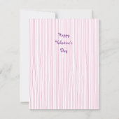 Modèle de carte plat Valentine Hearts (Dos)