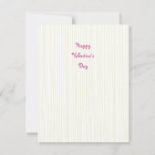 Modèle de carte plat Valentine Hearts (Dos)