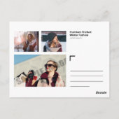 Modèle de carte postale (Dos)