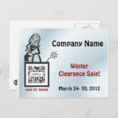 Modèle de carte postale (Devant / Derrière)