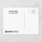 Modèle de carte postale (Dos)