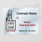 Modèle de carte postale (Devant)