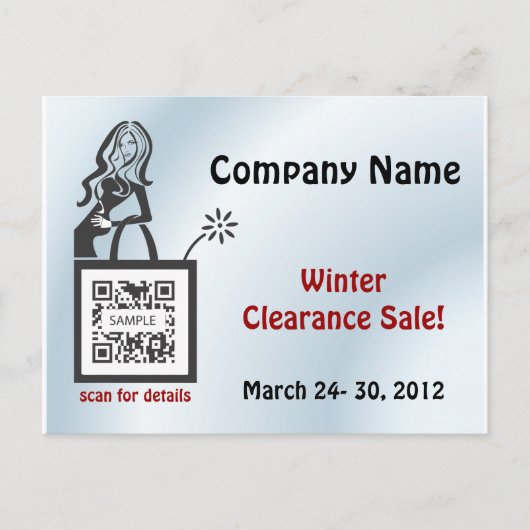 Modèle de carte postale (Devant)