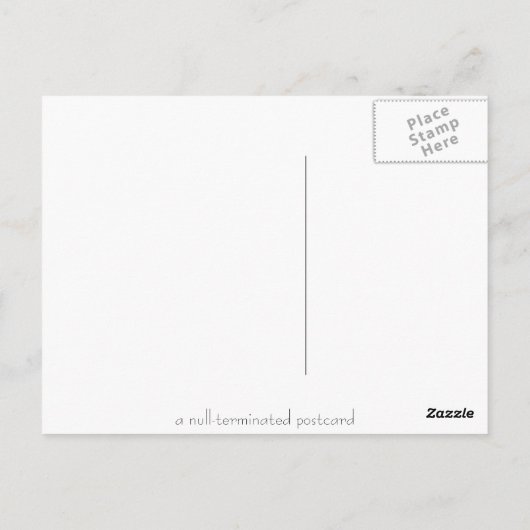 modèle de carte postale (Dos)