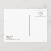 Modèle de carte postale avec bordure de dessins an (Dos)