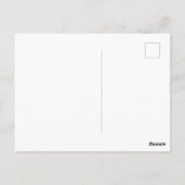 Modèle de carte postale avec impression de photo s (Dos)