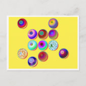 Modèle de carte postale Balls & Bubbles № 27 (Devant)