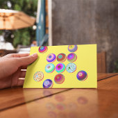 Modèle de carte postale Balls & Bubbles № 27