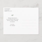 Modèle de carte postale de jour férié photo person (Dos)