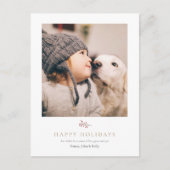 Modèle de carte postale de jour férié photo person (Devant)