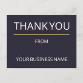 Modèle de carte postale de remerciement personnali (Devant)